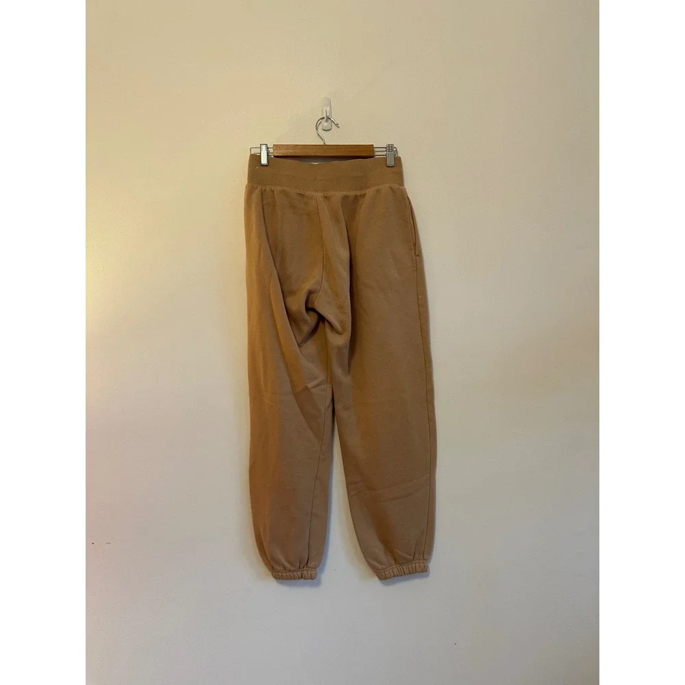 Nike Phoenix Fleece High Rise Tan‎ Brown Oversized Jogger Sweatpants | Size XS
